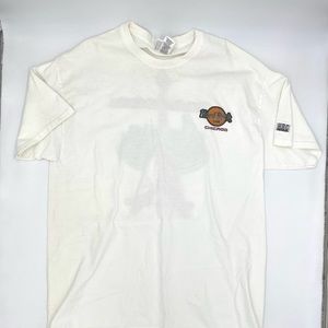VINTAGE Men's Hard Rock Cafe Chicago USA White T-Shirt Size L